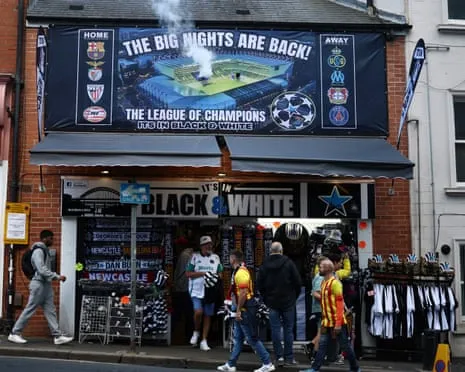 Newcastle Face Barcelona in UCL Fixture